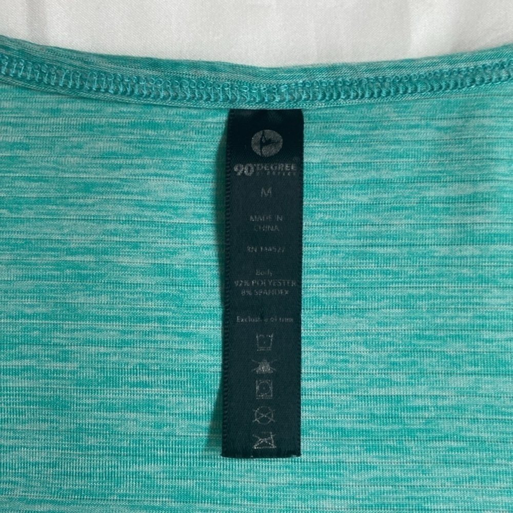 90 Degree,Women,Light Green,Long Sleeve T-Shirt .Size-Medium . - Picture 10 of 10